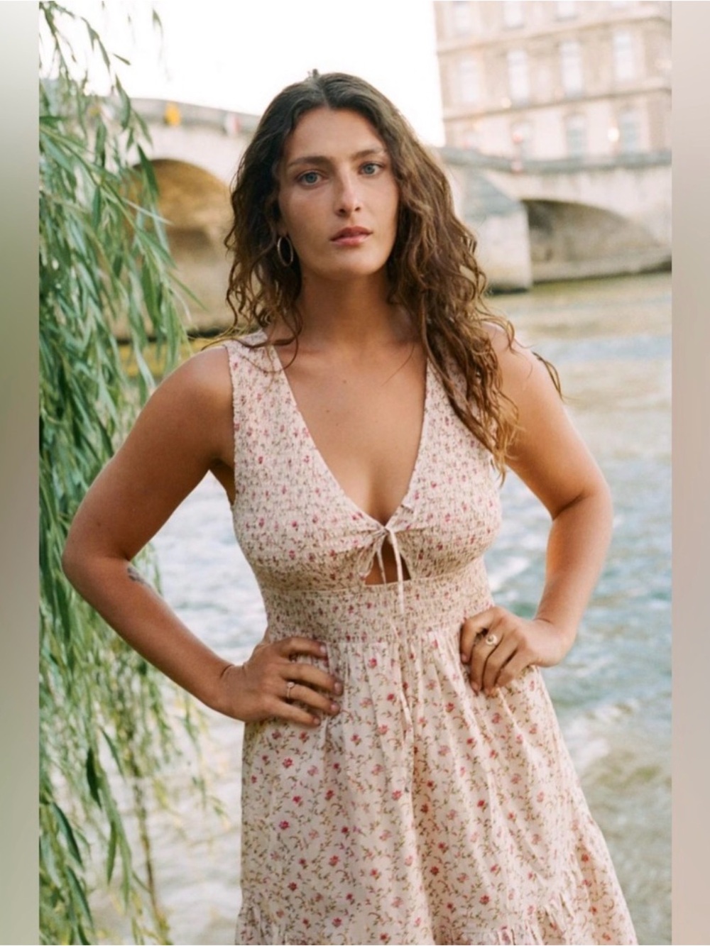 Christy Dawn the Mika Dress in Summer Trellis